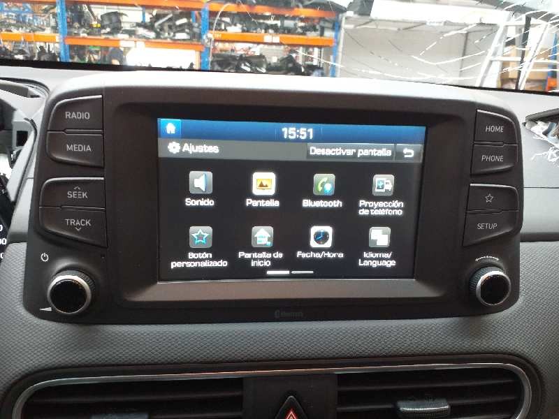 Recambio de pantalla multifuncion para hyundai kona essence 2wd referencia OEM IAM 96160J9030TMT ADBCOJ9EE 