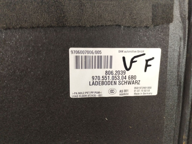 Recambio de bandeja trasera para porsche panamera diesel referencia OEM IAM 970551053  