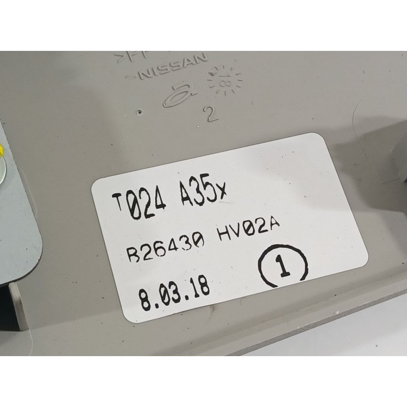 Recambio de luz interior para nissan qashqai (j11) 1.6 dci turbodiesel cat referencia OEM IAM 8200073234  B26430HV02A