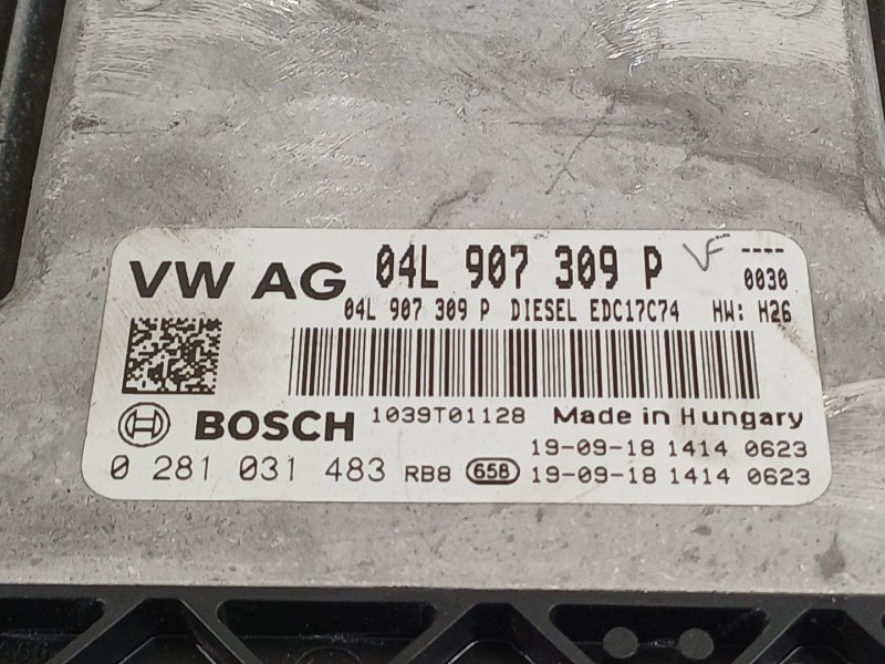 Recambio de centralita motor uce para skoda octavia lim. (5e3) l&k referencia OEM IAM 04L907309P  0281031483
