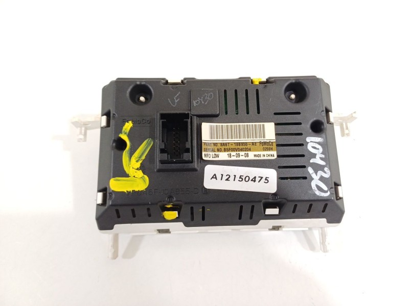 Recambio de pantalla multifuncion para ford fiesta (cb1) ambiente referencia OEM IAM 8A6T18B955AE  