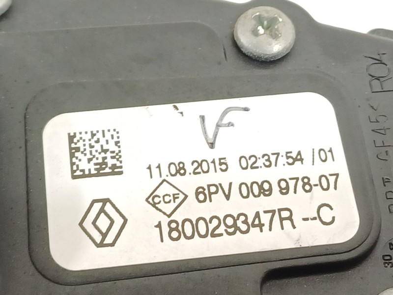 Recambio de potenciometro pedal para renault clio iv limited referencia OEM IAM 180029347R  6PV009978