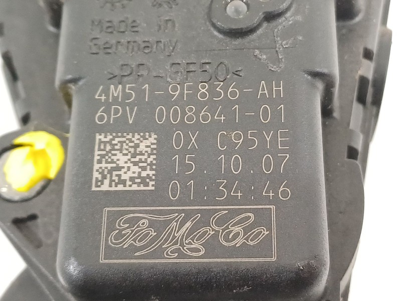 Recambio de potenciometro pedal para mazda 3 berlina (bk) 1.6 crdt active+ kendo referencia OEM IAM 4M519F836AH  6PV00864101