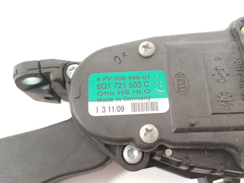 Recambio de potenciometro pedal para seat ibiza (6j5) ecomotive referencia OEM IAM 6Q1721503C  6PV008496