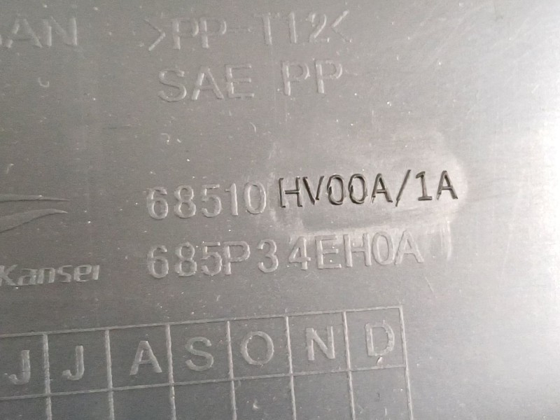 Recambio de guantera para nissan qashqai (j11) 1.6 dci turbodiesel cat referencia OEM IAM 68510HV00A  