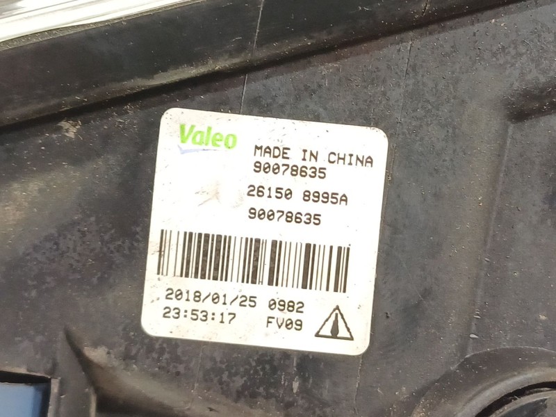 Recambio de faro antiniebla derecho para nissan qashqai (j11) 1.6 dci turbodiesel cat referencia OEM IAM 261508995A  