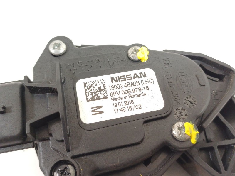 Recambio de potenciometro pedal para nissan qashqai (j11) 360 referencia OEM IAM 180024ba0b  