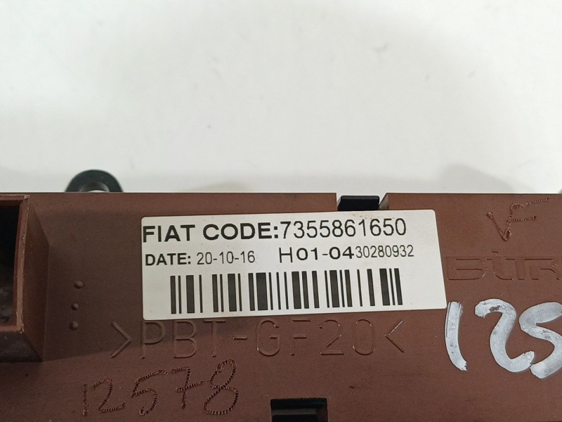 Recambio de warning para fiat ducato combi 30 (290) 130 (l1h1) referencia OEM IAM 7355861650 1612508080 1612508080