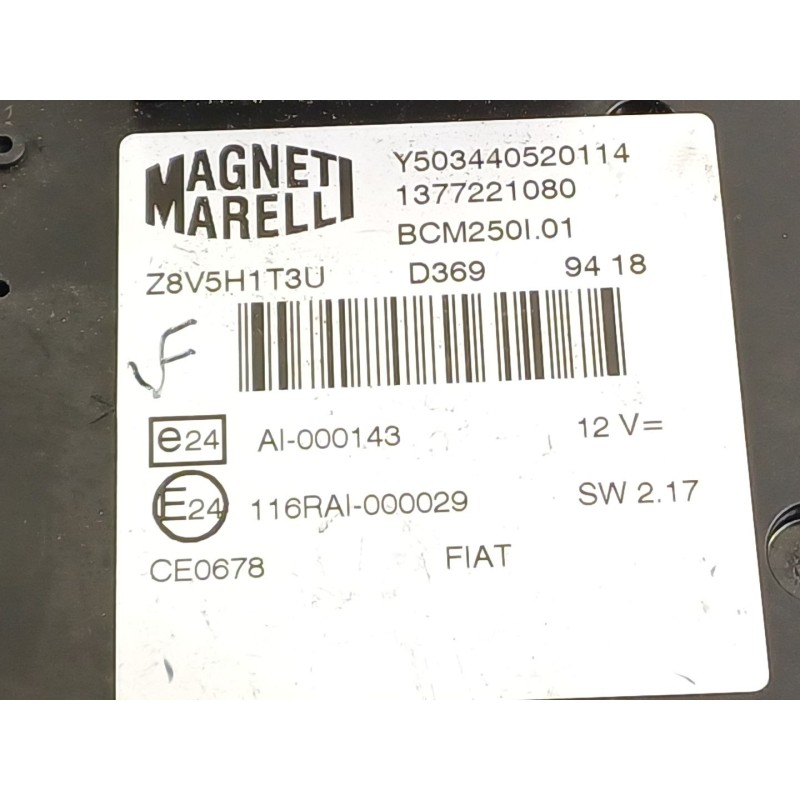 Recambio de caja reles / fusibles para peugeot boxer caja abierta (bat. 4035)(333/335)(2007 =>) hdi (333) referencia OEM IAM 137