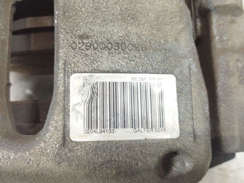 Recambio de pinza freno delantera izquierda para peugeot 208 2020 referencia OEM IAM 9824176580  
