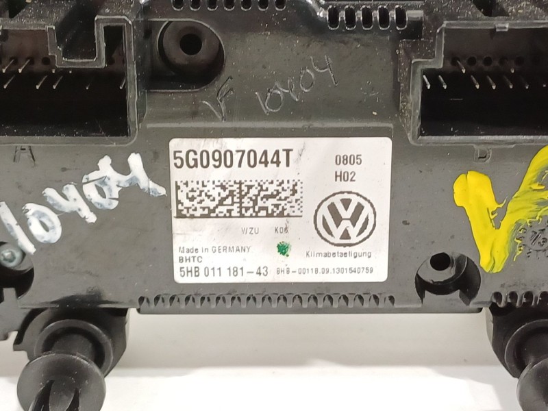 Recambio de mando climatizador para volkswagen golf vii lim. advance bluemotion referencia OEM IAM 5G0907044T  