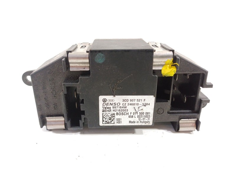 Recambio de resistencia calefaccion para volkswagen tiguan (5n1) advance referencia OEM IAM 3C0907521F F011500081 CZ2468105384