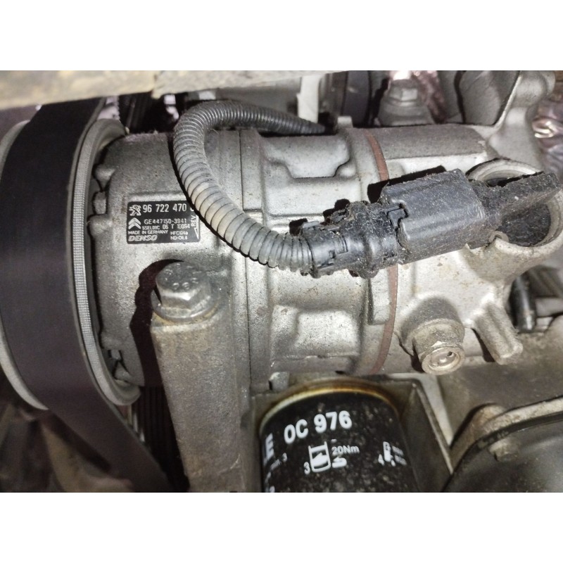 Recambio de compresor aire acondicionado para citroën c3 / c3 origin iii (sx) 1.2 vti 68 referencia OEM IAM 9672247080  44715039