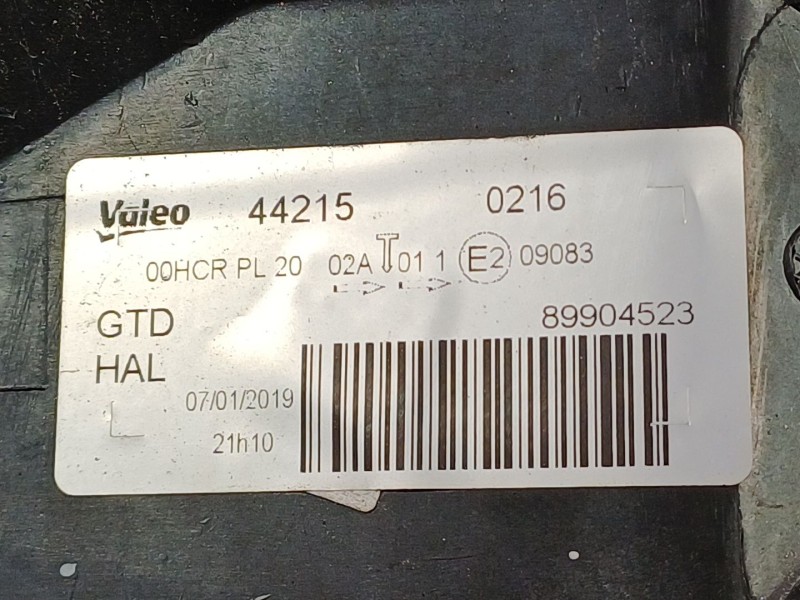 Recambio de faro izquierdo para toyota auris luna+ referencia OEM IAM 8117002540  89904523