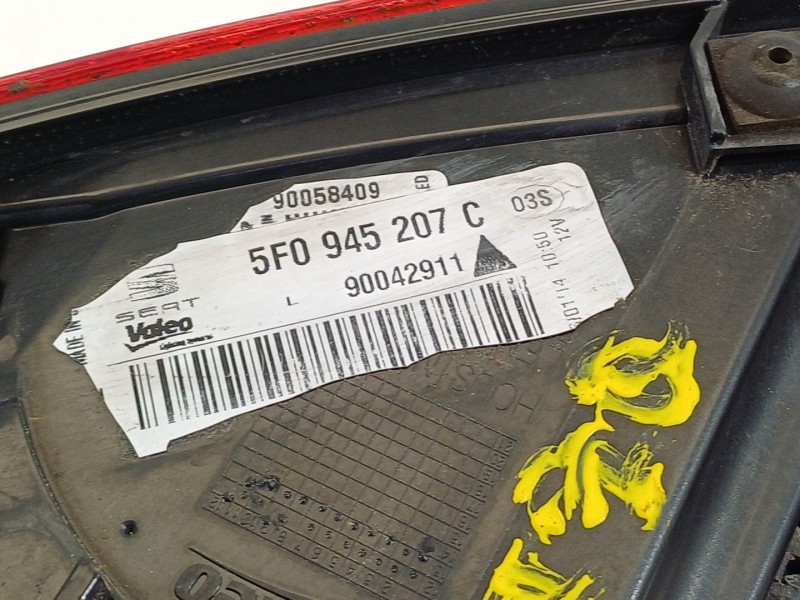 Recambio de piloto trasero izquierdo para seat leon (5f1) cupra 280 referencia OEM IAM 5F0945207C  