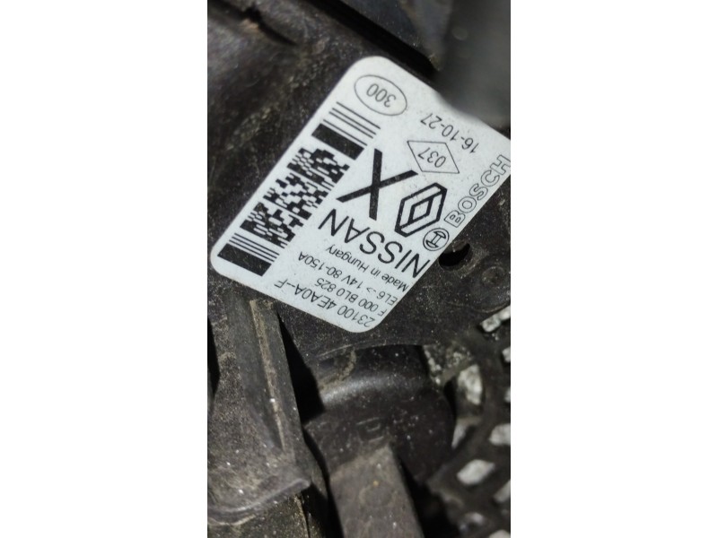 Recambio de alternador para nissan qashqai (j11) 360 referencia OEM IAM 231004EA0A F000BL0825 