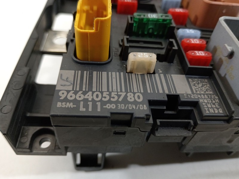Recambio de caja reles / fusibles para peugeot 207 furgoneta/hatchback (wa_, wc_) 1.6 hdi referencia OEM IAM 9664055780  BSML11