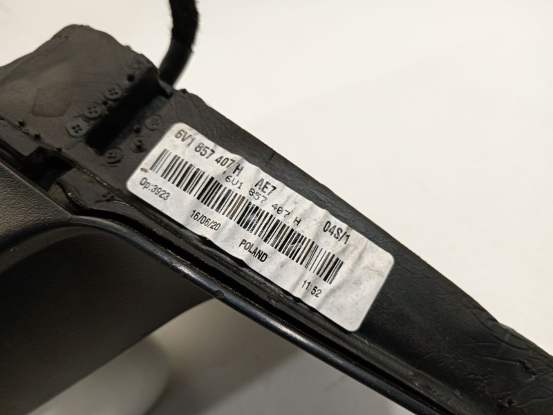 Recambio de retrovisor izquierdo para skoda fabia combi active referencia OEM IAM 6V1857407H  