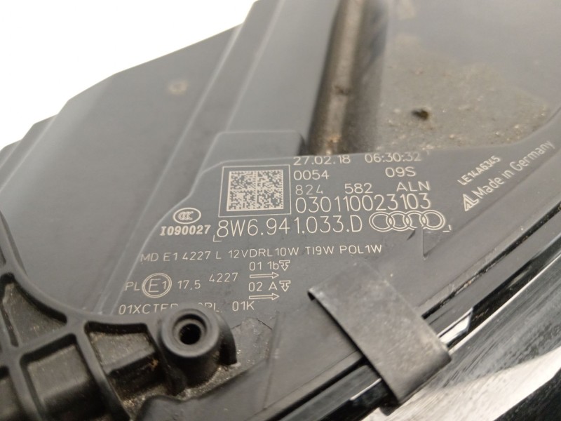 Recambio de faro izquierdo para audi a5 sportback (f5a) advanced quattro referencia OEM IAM 8W6941033D  