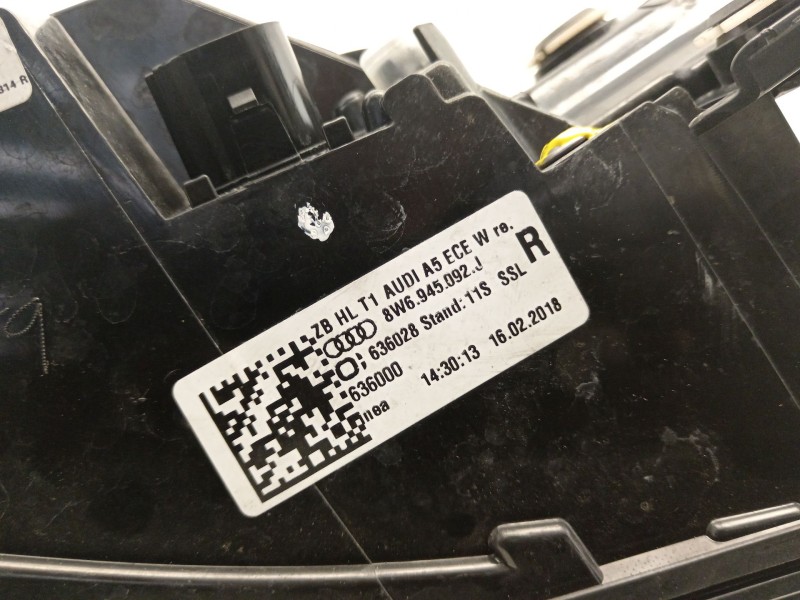 Recambio de piloto trasero derecho para audi a5 sportback (f5a) advanced quattro referencia OEM IAM 8W6945092J  