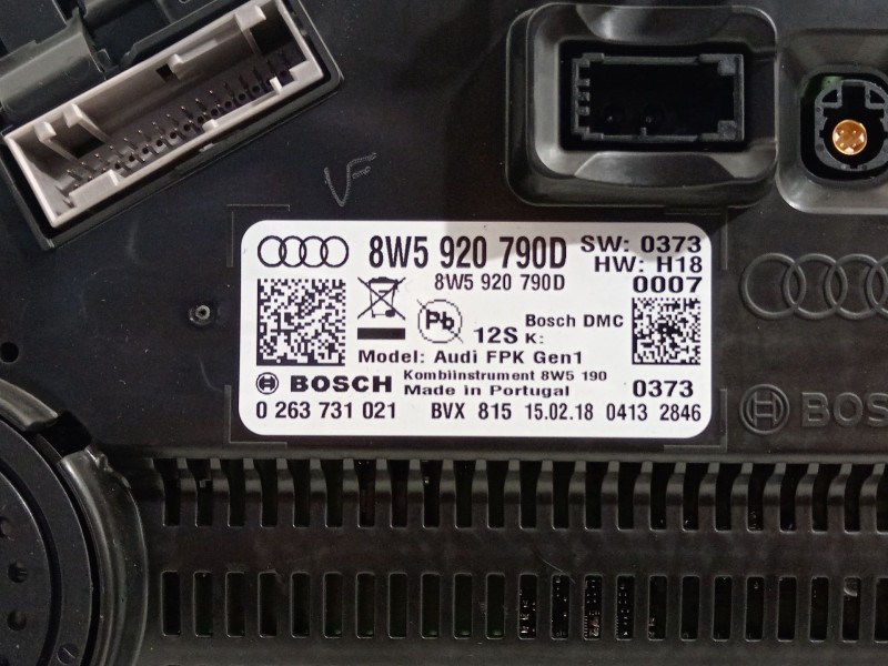 Recambio de cuadro instrumentos para audi a5 sportback (f5a) advanced quattro referencia OEM IAM 8W5920790D  