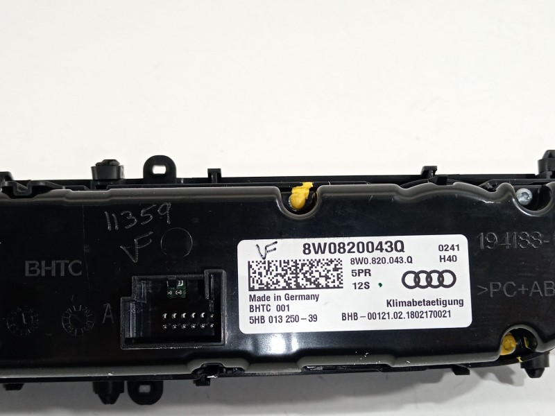 Recambio de mando climatizador para audi a5 sportback (f5a) advanced quattro referencia OEM IAM 8W0820043Q  