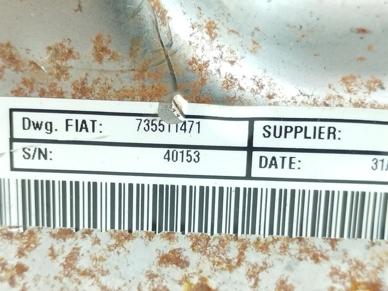 Recambio de columna direccion para fiat nuova 500 (150) blackjack referencia OEM IAM 735511471  