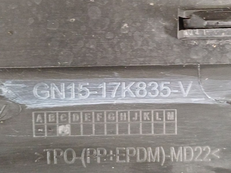 Recambio de paragolpes trasero para ford ecosport (cr6) titanium referencia OEM IAM GN1517F782  GN1517K835