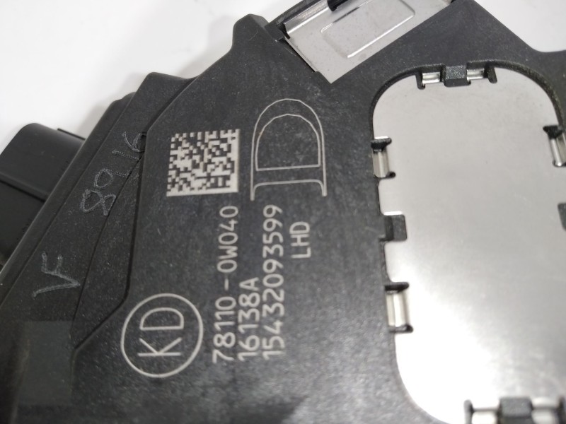 Recambio de potenciometro pedal para toyota auris active referencia OEM IAM 781100W040  