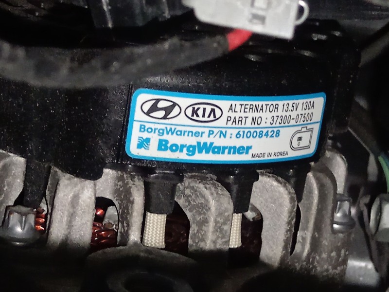 Recambio de alternador para hyundai i10 iii (ac3, ai3) 1.0 mpi referencia OEM IAM 3730007500  61008428