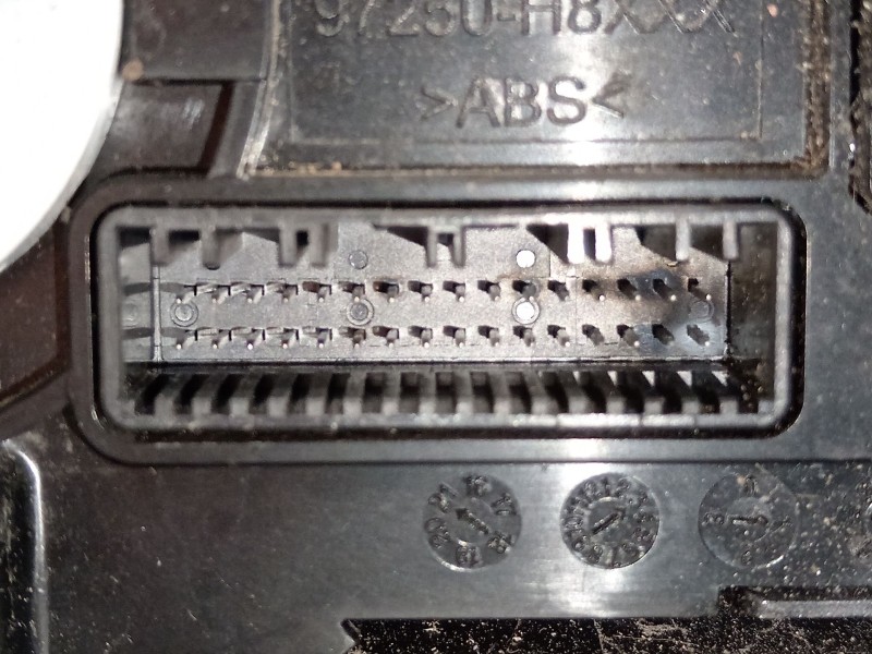 Recambio de mando calefaccion / aire acondicionado para kia rio (yb) referencia OEM IAM 97250H8030  97250H8030lef