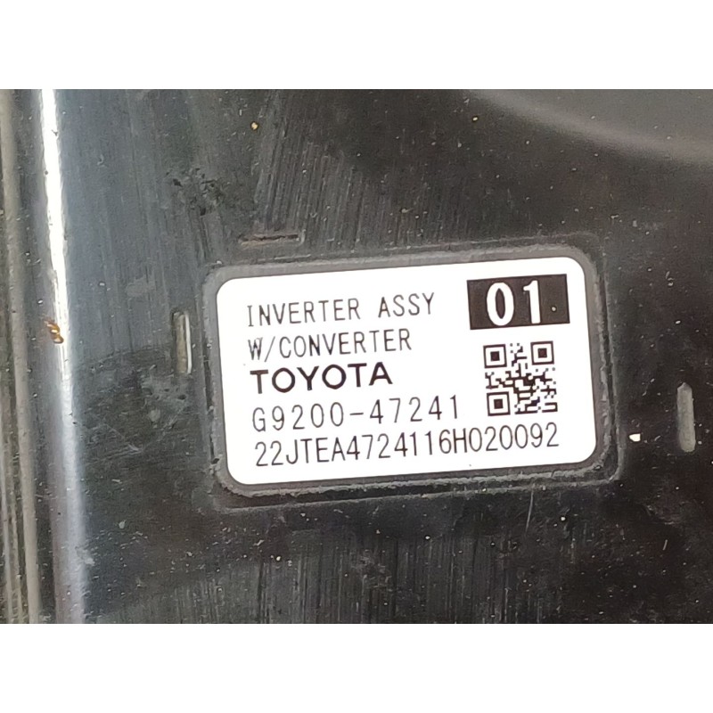Recambio de no identificado para toyota c-hr ax1t(eu,m)/zyx10(h)/zyx10l-ahxgbw(3a) referencia OEM IAM g920047241  