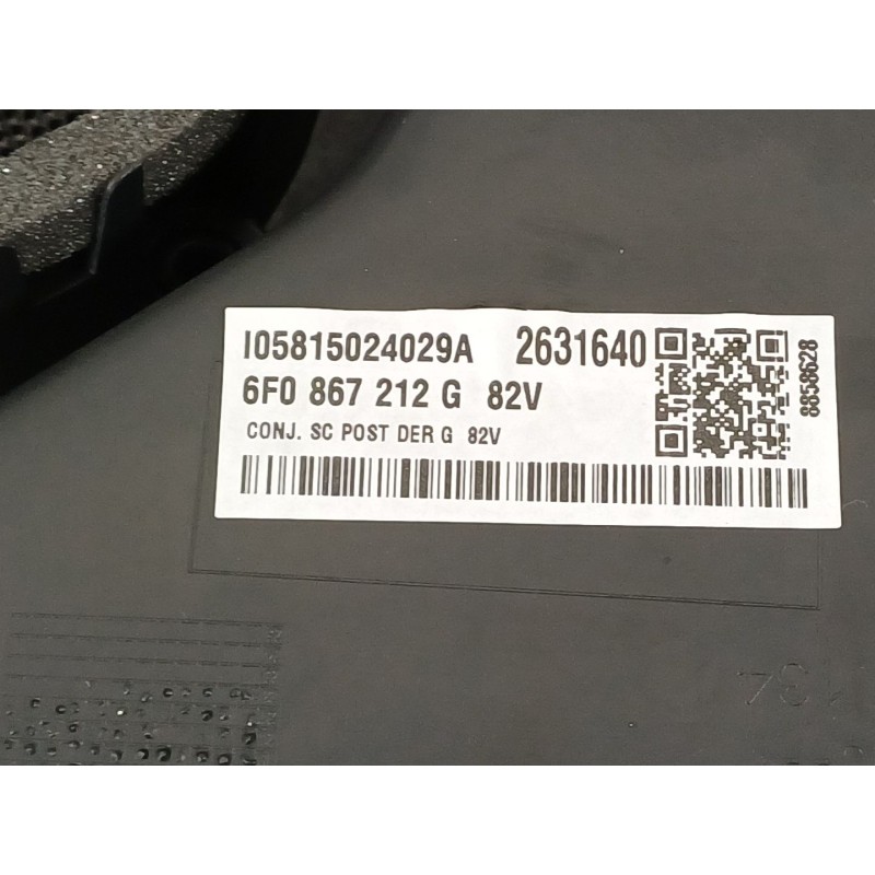 Recambio de guarnecido puerta trasera derecha para seat ibiza (kj1) referencia OEM IAM 6F0867116  