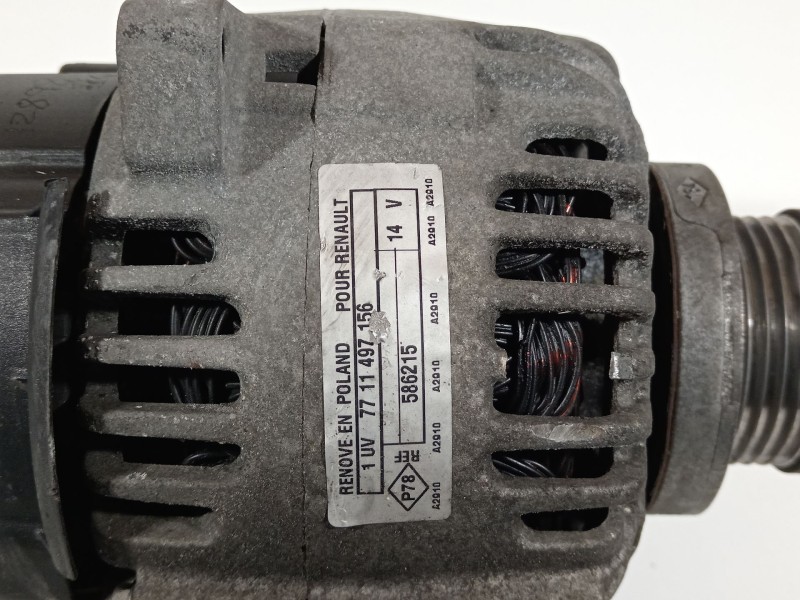 Recambio de alternador para renault megane ii classic berlina confort authentique referencia OEM IAM 7711497156  