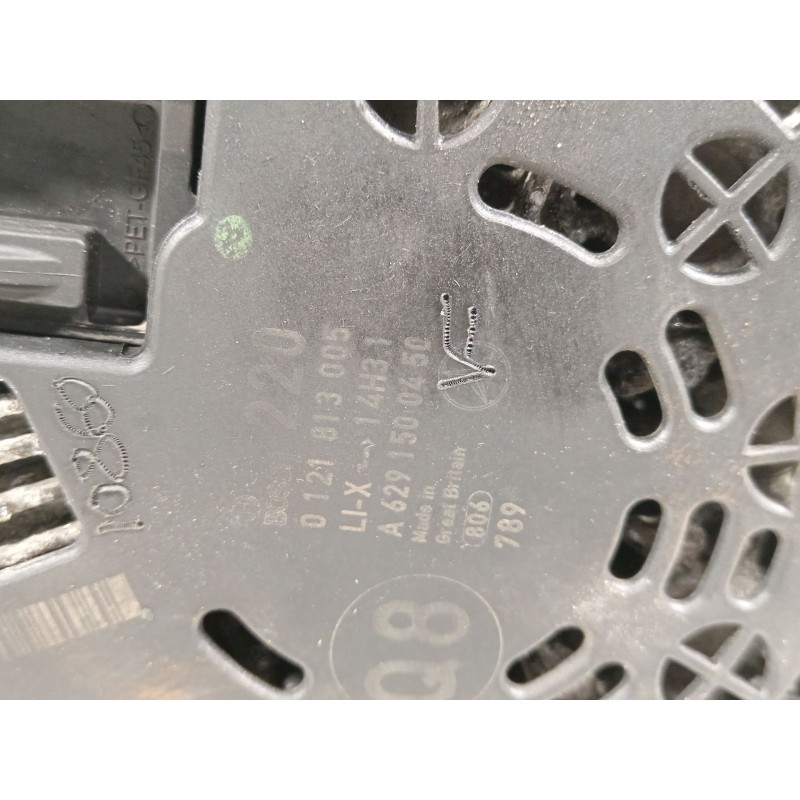 Recambio de alternador para mercedes-benz clase m (w164) 420 cdi 4m edition 10 referencia OEM IAM A6291500450  