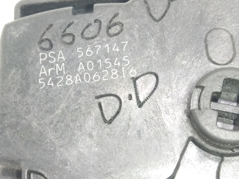 Recambio de cerradura puerta delantera derecha para peugeot 308 confort referencia OEM IAM 567147  9800616580