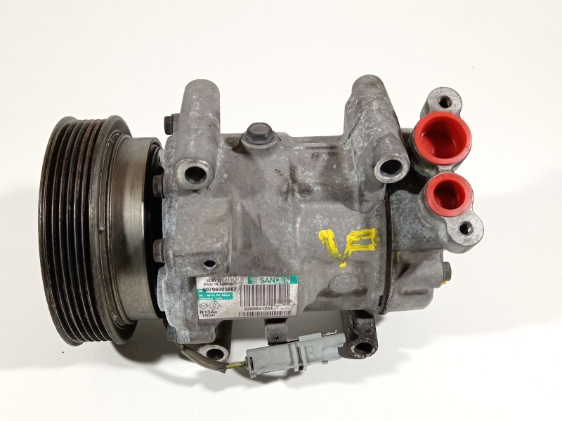 Recambio de compresor aire acondicionado para renault clio iii 20 aniversario referencia OEM IAM 8200651251  