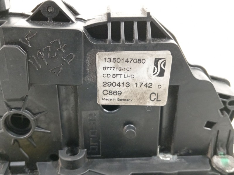Recambio de cerradura puerta delantera derecha para peugeot boxer caja abierta (bat. 4035)(333/335)(2007 =>) hdi (333) referenci