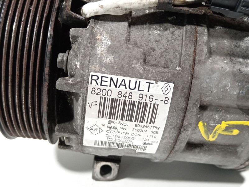 Recambio de compresor aire acondicionado para renault master kofferaufbau l3h1 3,5t referencia OEM IAM 8200848916  