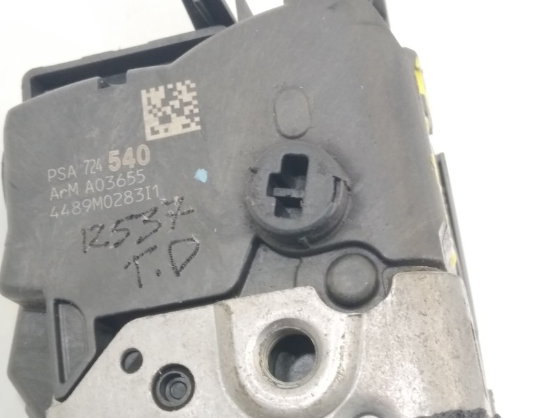 Recambio de cerradura puerta trasera derecha para peugeot 3008 confort referencia OEM IAM 724540  9800623580