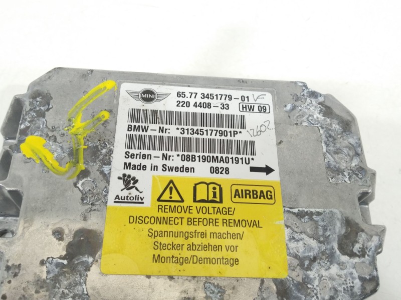 Recambio de kit airbag para bmw mini (r56) cooper s referencia OEM IAM 32302757665 65773451779 275573502