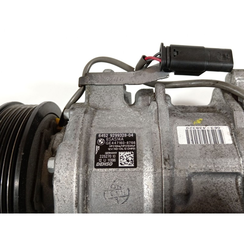 Recambio de compresor aire acondicionado para bmw serie 3 touring (f31) 320d referencia OEM IAM 64529299328 9299328 4471608766