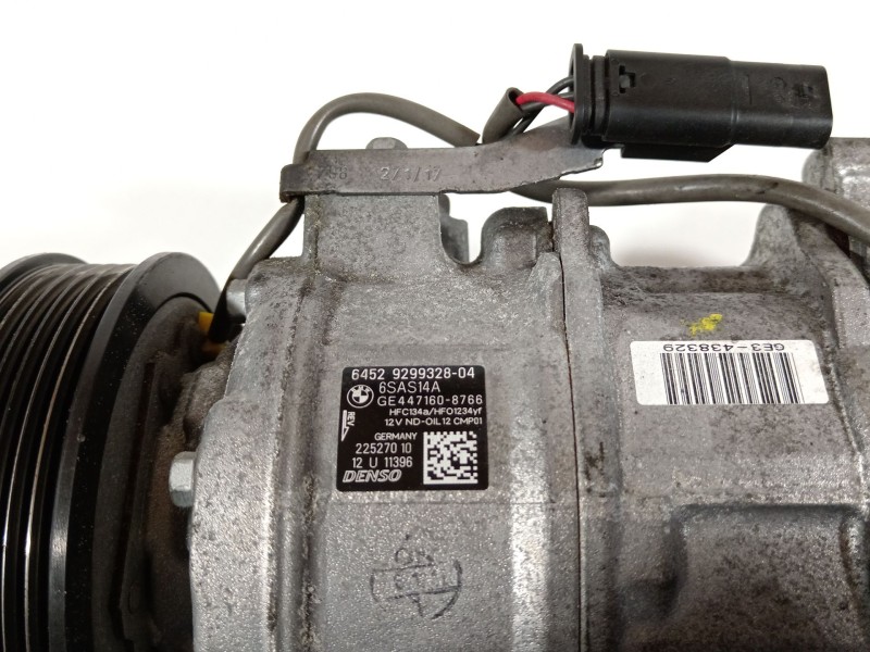 Recambio de compresor aire acondicionado para bmw serie 3 touring (f31) 320d referencia OEM IAM 64529299328 9299328 4471608766