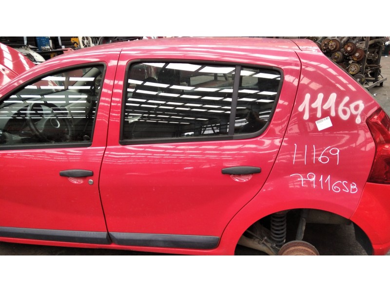 Recambio de puerta trasera izquierda para dacia sandero ambiance referencia OEM IAM   