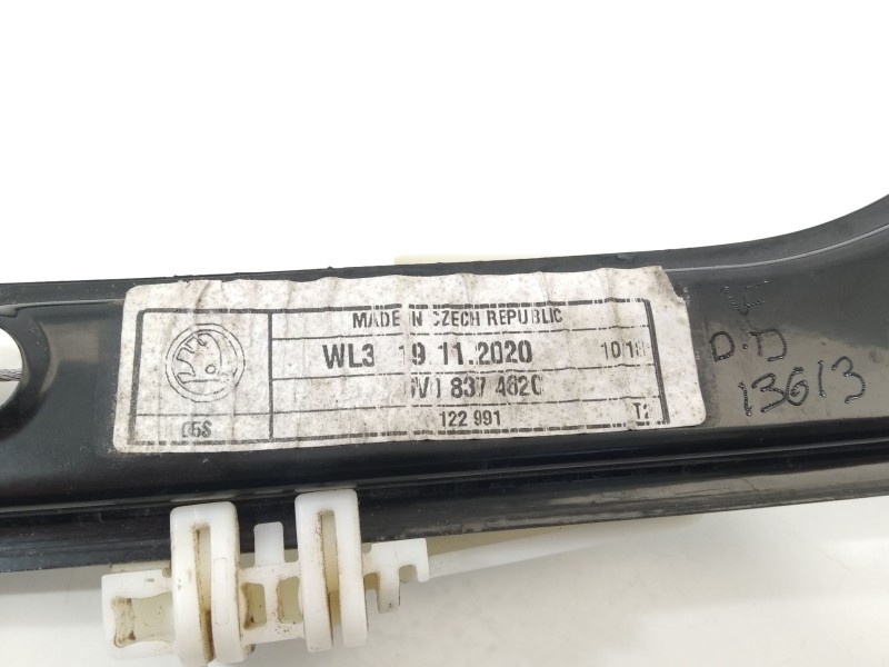 Recambio de elevalunas delantero derecho para skoda fabia iii (nj3) 1.0 tsi referencia OEM IAM 6V0837462C  