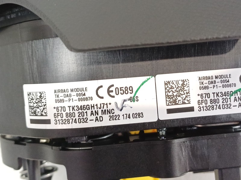 Recambio de kit airbag para seat ibiza (kj1) referencia OEM IAM 5QF959655AM  6F0880201AN