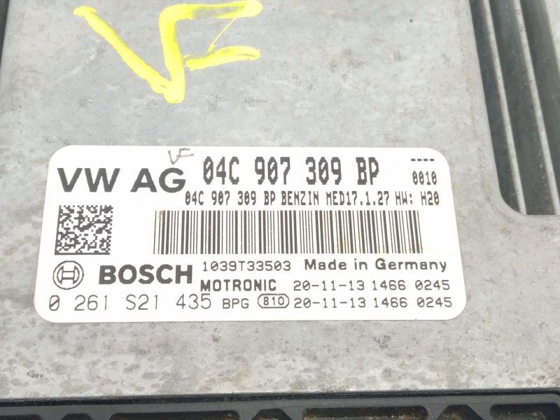 Recambio de centralita motor uce para skoda fabia iii (nj3) 1.0 tsi referencia OEM IAM 04C907309BP  0261S21435