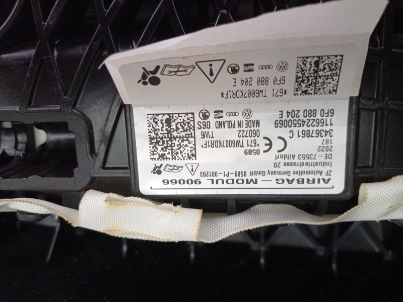 Recambio de kit airbag para seat ibiza (kj1) referencia OEM IAM 5QF959655AM  6F0880201AN