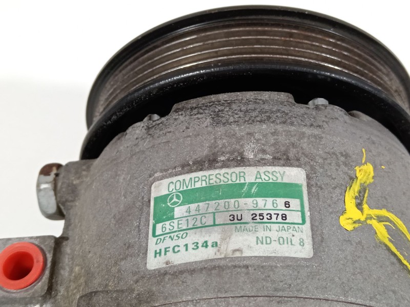 Recambio de compresor aire acondicionado para mercedes-benz clase a (w168) 140 (168.031) referencia OEM IAM 447200976  