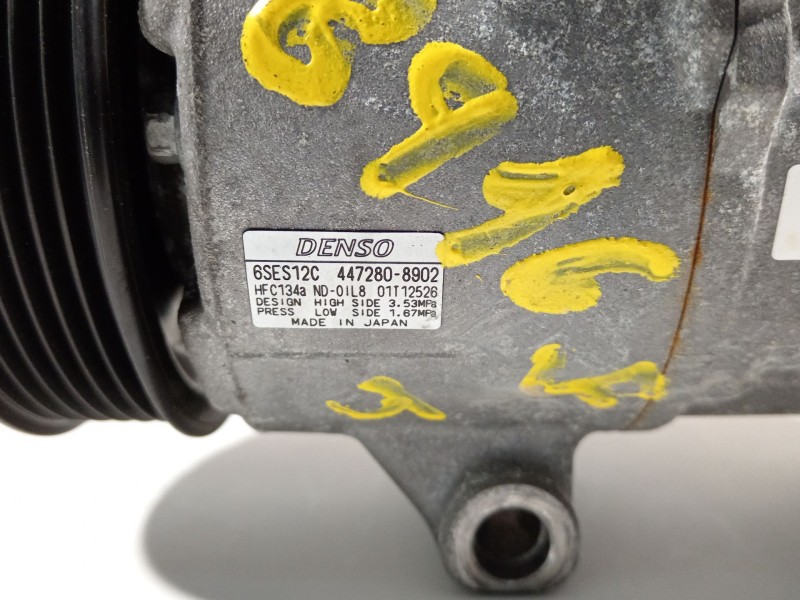 Recambio de compresor aire acondicionado para toyota auris active referencia OEM IAM 4472808902  